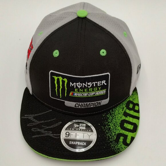 New Era Other - New Era Monster Energy Nascar Champion 2018 Autographed Joey Logano Hat  NWT